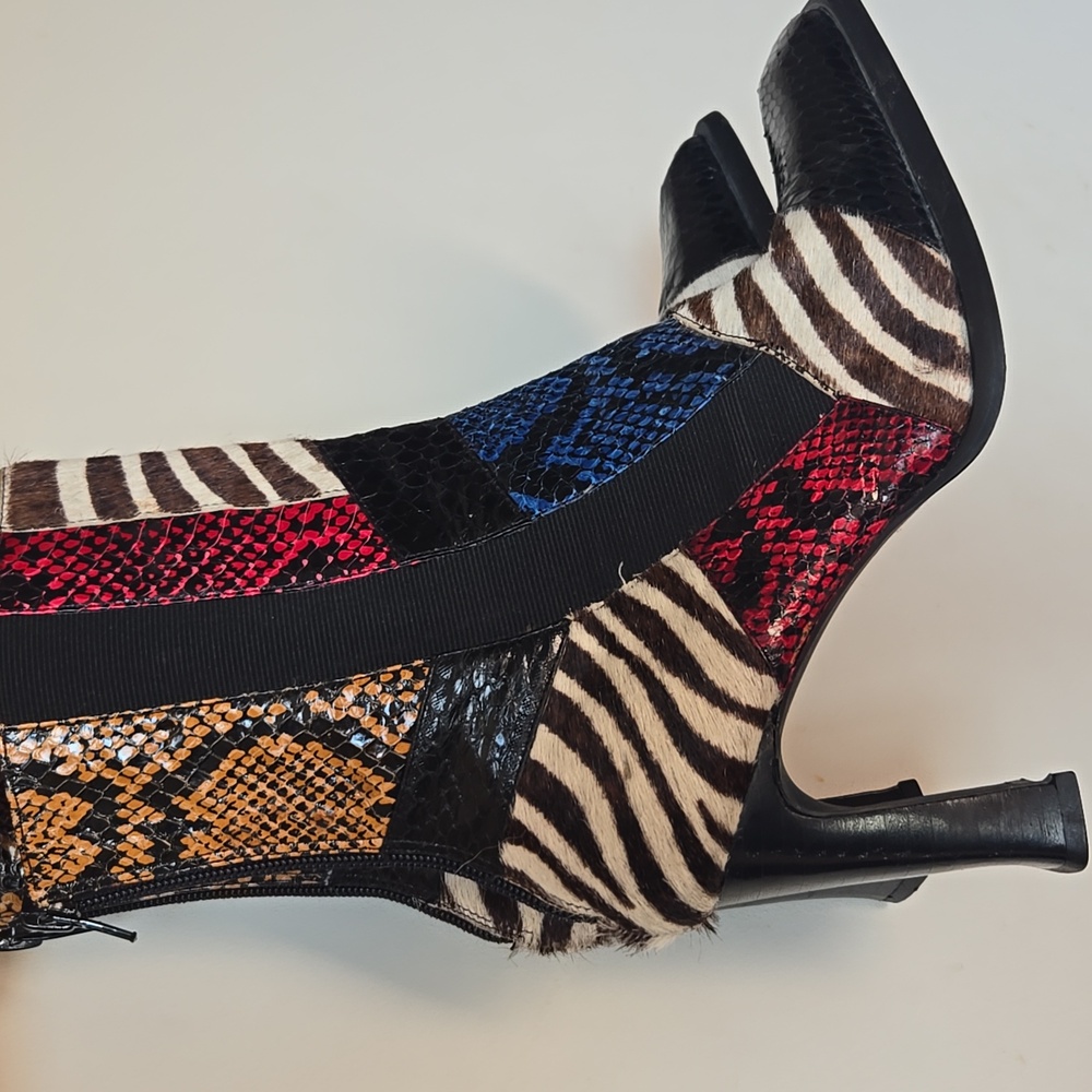 Vintage Zebra Calf Boots - Picture 4 of 7